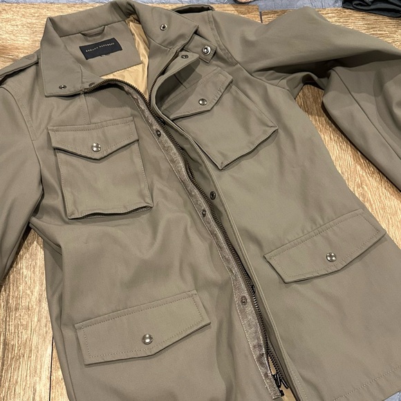 Banana Republic Jackets & Blazers - Banana Republic Grey/Green/Beige Unisex Jacket/Coat